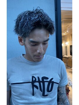 メンズバイココテラス 豊中(men's by cocoterace) メンズカット/ツイストスパイラル/ホワイトメッシュ