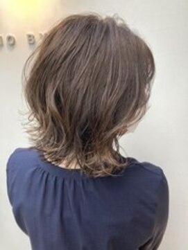 ブルー 盛岡店(BLUE) 美髪/大人かわいい/こなれミディ/サンドベージュ