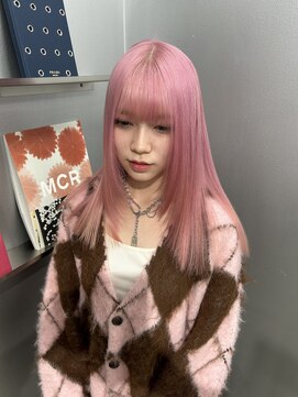 ペレ 梅田(PELE) 黒髪/ボブルフ/ネビージュ/小顔/ワンレン/梅田/髪質改善/前髪