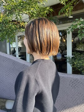トップヘアー 玉島店(TOP HAIR) 《TOPHAIR 玉島店/ もも》ぱつっとミニボブ