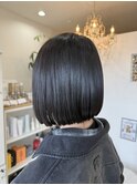 切りっぱなしボブ