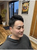 ツーブロックショート