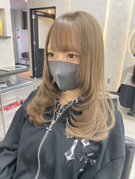 ルノン(LUNON) イメチェンヘアスタイルホワイトブロンド外ハネボブ美髪のススメ