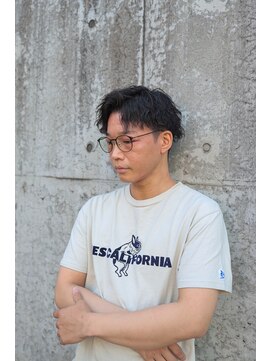 ハニー(HONEY) 縦落ちツイスパ/ツイストスパイラルパーマ/岡崎メンズパーマ