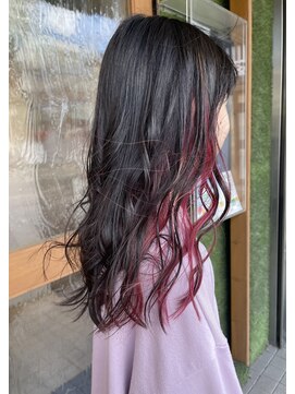 マーブル ヘアー(marble hair) ピンクラベンダー