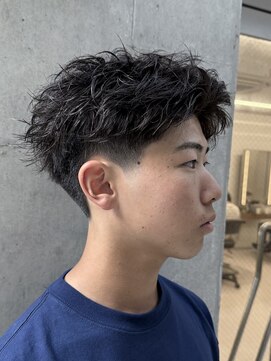 ニコ トウキョウ ロジック(nico TOKYO Logic) スパイキーショート　ピンパーマ　メンズパーマ