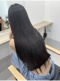 ロング韓国ヘア顔周りレイヤーおくれ毛_0001