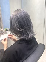 アソビセカンド 原宿(ASOBI 2nd) ダブルカラー/黒髪/ボブルフ/ネビージュ/原宿/前髪/グレー