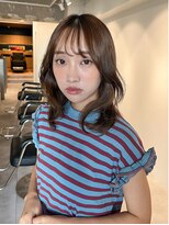 ラヴィズム 長岡店(LUVISM)&nbsp;韓国/顔周りレイヤー/ダブルカラー/ベージュ/前髪新潟長岡宮関