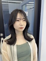 ゴウトゥデイシェアサロン 町田店(GO TODAY SHAiRE SALON)&nbsp;韓国くびれレイヤー×ダークオリーブ