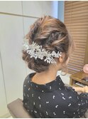 20代/30代/結婚式ヘア/お呼ばれヘア/大人ガーリー