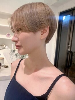 スロウ 代官山(Sraw)の写真/マッシュショート・ハンサムショートなどなりたい雰囲気に合わせたショートヘアをご提案します[代官山]