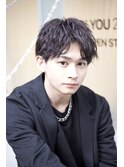 束感髪型スパイラルショートメンズ渋谷