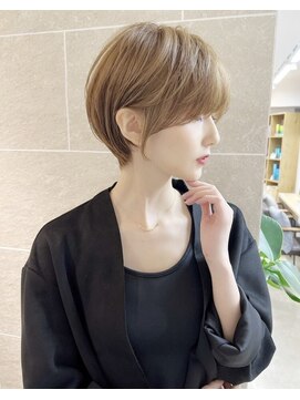 サンドパールス 仙台店(sand PALCE) 髪質改善/大人ガーリー/似合わせカット/ショートボブ前髪/仙台