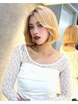 ロンドアヴァントゥス 池袋(Lond aventus) 韓国レイヤー/韓国風/ボブ/髪質改善/黒髪/ブリーチなし〔池袋〕