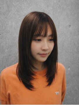 テラ(terra) 20代30代40代◎小顔見せ顔まわりレイヤー×艶ロング