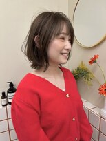 ナンバー 六本松(Number)&nbsp;【レイヤーボブ/オリーブベージュ】Kyoka