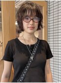 岡山ボブニュアンスパーマ髪質改善トリートメントレイヤー