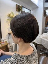 ヘアーサロン ラフリジー(Loufreasy)&nbsp;大人女性に似合う｜艶感丸みショートボブ