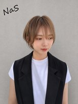 ナズ 渋沢(NaS)&nbsp;顔タイプ診断×似合わせ大人ショートボブ