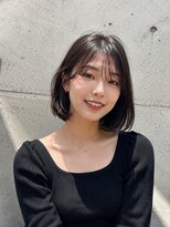 テーラヘアー 南柏店(TELAHAIR)&nbsp;大人可愛いナチュラル前下がりボブ