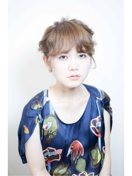 リベラル(liberal) ボブのアップアレンジ[結べるボブ]