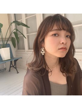 ココロ(COKORO) グレーインナーカラー★ミディ