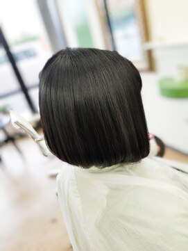 ヘアー リ ミックス(HAIR Re-MIX) 【ブログ投函日　2020/10/16】やや前下がりのミニボブスタイル♪