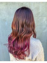 ナゴンスタイル(NAGON STYLE)&nbsp;バレイヤージュ×ピンクパープル