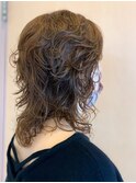 お手入れ簡単リッジパーマ
