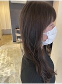 ロングのゆる巻きスタイル