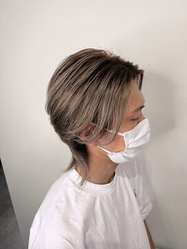 アンダーバーホワイト 広島 並木店(_WHITE) メンズウルフショート/シャドールーツグレージュ