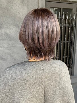 ニュートライズ(NEUTRIZE) 艶髪ショートウルフ×アッシュパープルブラウン