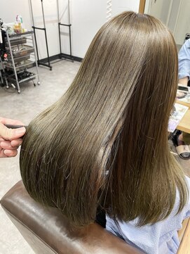 オーストヘアーリズ(Aust hair Liz) 【髪質改善】オリーブグレージュ