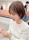 女性らしい大人ショートボブ