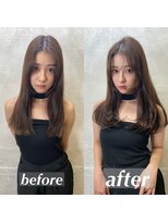 アンジェリカラボ 梅田店(ANGELICA LABO)&nbsp;トレンドワンカール×韓国風レディー×ビフォーアフター〔川又〕