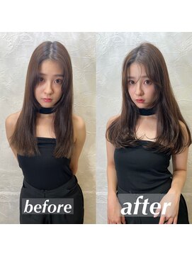 アンジェリカラボ 梅田店(ANGELICA LABO) トレンドワンカール×韓国風レディー×ビフォーアフター〔川又〕