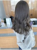 透明感グレージュカラー〇