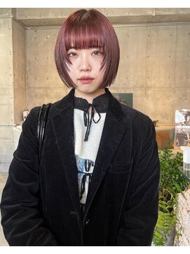 ペト(peto) 【tsuki】カシスレッド/ミニボブ