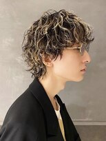 キャロルガーデンズ ボコカ 表参道(Carroll Gardens bococa)&nbsp;メンズ/マッシュウルフ/パーマ/ハイライト