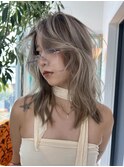 【natsumi】4 バレイヤージュ,フェイスフレーミング,レイヤー