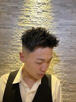 アールドボーテ 理容室(R de Beaute) 銀座 束感ピンパーマ <理容室>メンズ