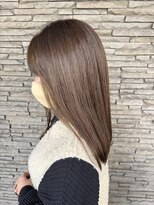 ハイバレーヘアーメゾン(HIGH VALLEY HAIRMAISON) ミディアムボブレイヤーボブ顔周りカット岡山南中央町