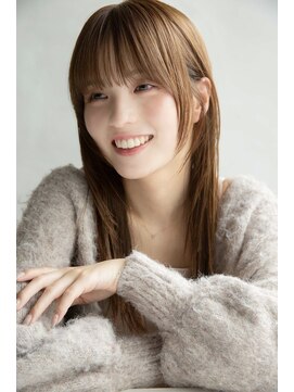 マティエ 銀座(Matie) 大人のストレート艶髪ヘア グレージュカラーナチュラルモード