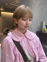 サンド 池袋 2nd(sand)&nbsp;マッシュショート/池袋/ショートボブ/レイヤーカット/パーマ