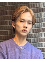 エルマーク 茨木(L-MARK)&nbsp;センターパートブリーチダブルカラーフェイスフレーミング