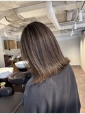 白髪ぼかし可/細めハイライト/国富