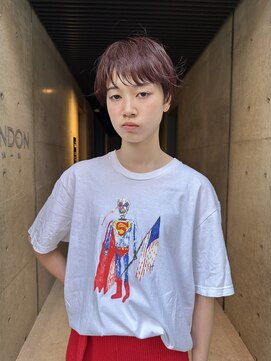 ムジーク(Musiiik) ショートとワインレッド