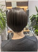 【大人女性に人気】骨格矯正カットで似合わせ丸みショートボブ♪