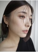 レイヤーカットウルフカットボブグレージュオリーブべージュ